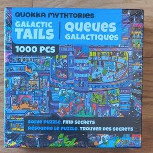 Quokka Mythories Galactic Tails 1000-Piece Myserty Jigsaw Puzzle NWT